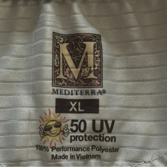 Mediterra Men’s Performance Golf Polo Shirt Size XL Summer Casual Athletic - Picture 5 of 6